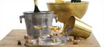 MEDRI - CHAMPAGNE BOTTLE BUCKET SAINT TROPEZ GOLD 32 x 26 CM - Image 4