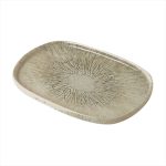 PLATO - EARTH OVAL PLATTER 34 x 22 CM