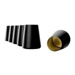 STOLZLE - POWER RANGE WATER TUMBLER 380 ML BLACK/GOLD - Image 2