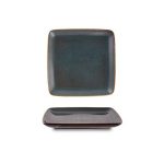 ALAR - SILICE MONSUL BLUE SQUARE PLATE 25 x 25 CM