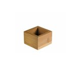 GTSA - WOODEN SQUARE BOX 8 x 5 CM