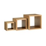 GTSA - WOODEN CUBE BUFFET STAND SET 3 PCS 23-18-13 CM - Image 2