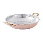 ARTIGIANA - COPPER PAELLA PLATTER ROUND 40 CM / 8.1 LT