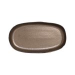 IREA - GORDION BRONZE ORGANIC OVAL TRAY 29 x 17 CM MIDAS