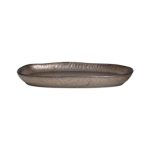 IREA - GORDION BRONZE ORGANIC OVAL TRAY 29 x 17 CM MIDAS - Image 2
