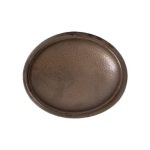 IREA - GORDION BRONZE PRESENTATION OVAL PLATE 23 x 20 CM MIDAS - Image 2