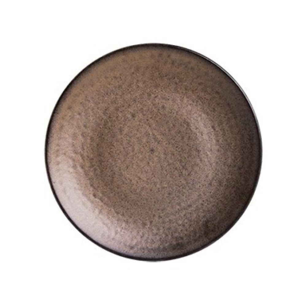 204-0141.jpg IREA - GORDION BRONZE FLAT PLATE 23 CM MIDAS - Image 1
