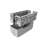 SILIKOMART - KIT WOODY 1100 - SET 2 SILICONE COMPONENTS 24 x 10 x H: 8.2 CM + PLAST SUPPORT - Image 2