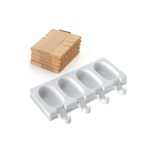 SILIKOMART - GEL01M MINI CLASSIC ICE CREAM SILICONE 4 x 73 x 38 x H: 18 MM
