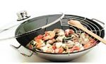 ARTAME - WOK WITH LONG HANDLE NON-STICK 18/10 ST/ST 36 x 10 CM