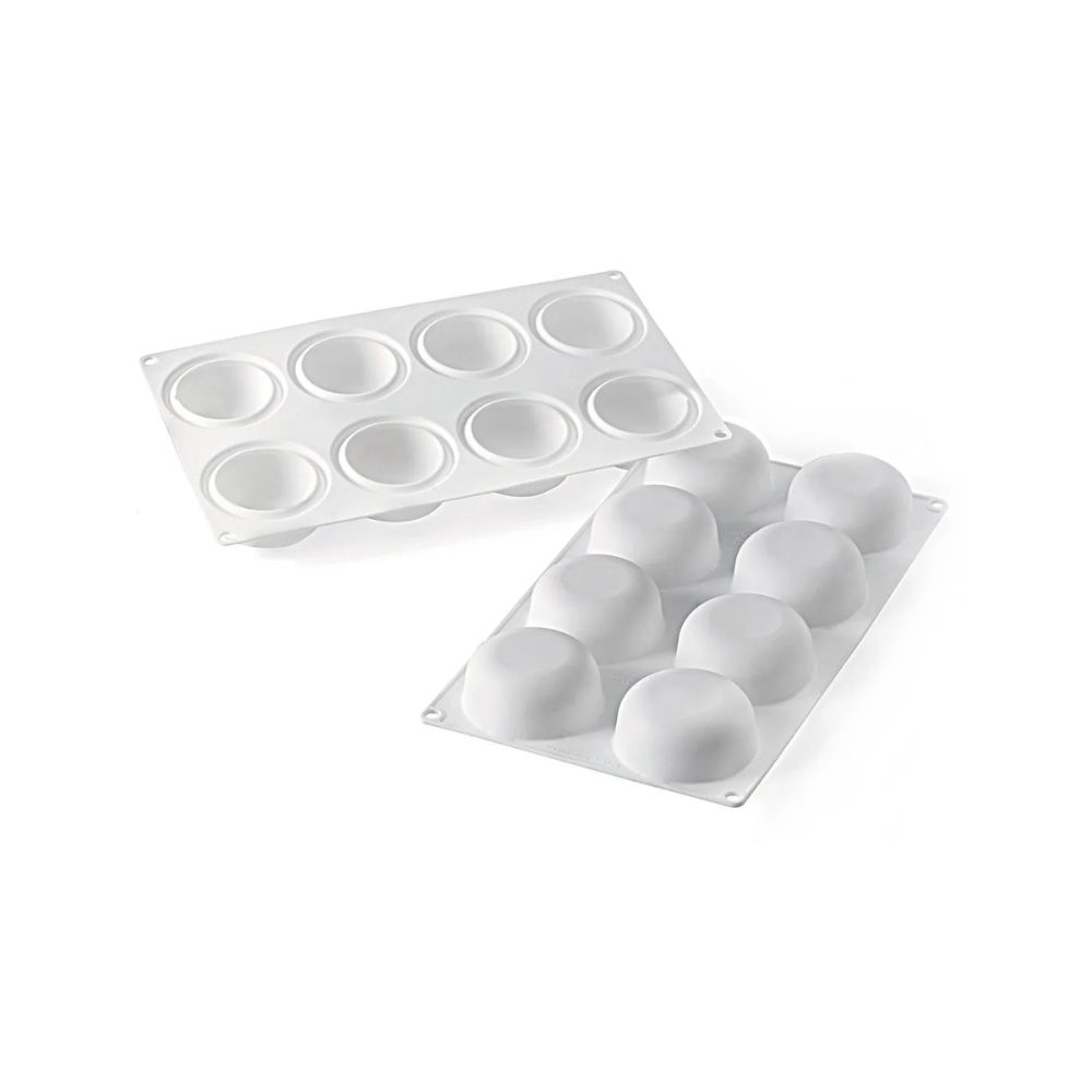 36.163.87.0065.jpg SILIKOMART - STONE 85 SILICONE MOULD WHITE 65 MM 30 MM - Image 1