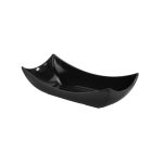 HORECANO - RECTANGULAR MELAMINE ECO BLACK 26 x 47.5 x 8 CM