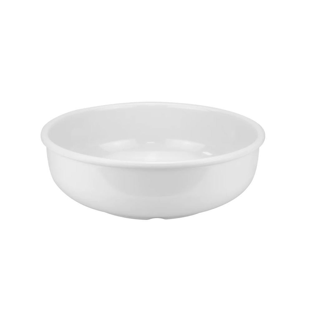 3636.jpg HORECANO - ROUND MELAMINE BOWL WHITE 32 CM / 5.6 LT 10132 - Image 1
