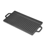 GTSA - CAST IRON GRILL PLATE WITH HANDLES 42 x 23 CM