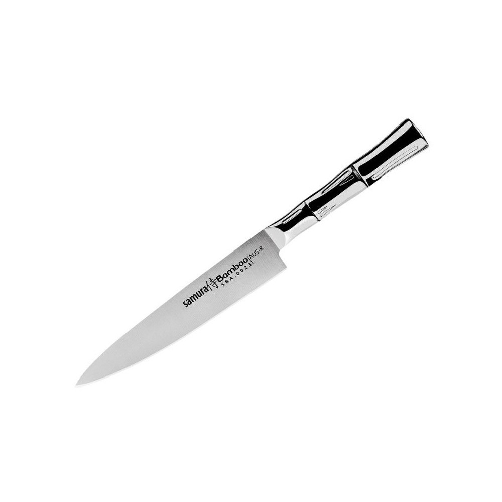 4751029320056.jpg SAMURA - BAMBOO UTILITY KNIFE 15 CM 59 HRC SBA-0023 - Image 1