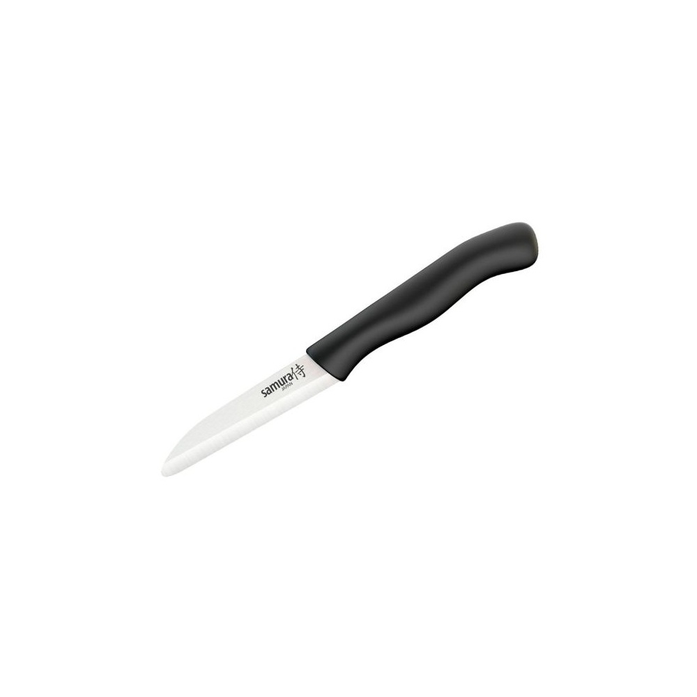 4751029321855.jpg SAMURA - ECO CERAMIC FRUIT KNIFE 7.5 CM BLACK 59 HRC SC-0011BL - Image 1