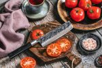 SAMURA - BLACKSMITH NAKIRI KNIFE 16.8 CM 59 HRC SBL-0043 - Image 2