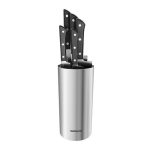 SAMURA - BRUSH BLOCK SILVER ROUND 22 CM KBM-100 - Image 2