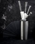 SAMURA - BRUSH BLOCK SILVER ROUND 22 CM KBM-100 - Image 5