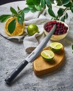 SAMURA - DAMASCUS 67 SLICING TANTO KNIFE 23 CM 61 HRC SD67-0046MT - Image 2