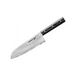 SAMURA - DAMASCUS 67 SANTOKU KNIFE 17.5 CM 61 HRC SD67-0094M