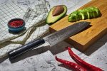 SAMURA - DAMASCUS 67 SANTOKU KNIFE 17.5 CM 61 HRC SD67-0094M - Image 2