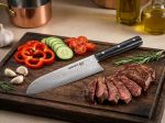 SAMURA - DAMASCUS 67 SANTOKU KNIFE 17.5 CM 61 HRC SD67-0094M - Image 7