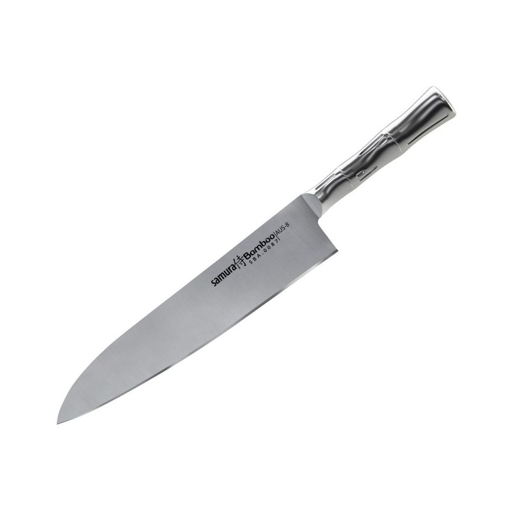 4751029322609.jpg SAMURA - BAMBOO CHEFS KNIFE 24 CM 59 HRC SBA-0087 - Image 1