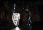 SAMURA - BLUE HANDLE CLEAVER MAD BULL 18 CM 59 HRC SMB-0040 - Image 4