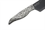 SAMURA - INCA BLACK ZIRCONIA CERAMIC NAKIRI KNIFE 16.5 CM SIN-0043B - Image 3