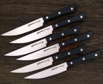 SAMURA - HARAKIRI STEAK KNIFE 18 CM SET OF 6 SHR-0260B - Image 2