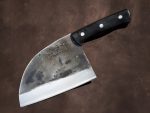 SAMURA - BLACK HANDLE CLEAVER MAD BULL 18 CM 59 HRC SMB-0040B - Image 8