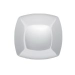 GOLDPLAST - POLYCARBONATE LARGE SQUARE PLATE 30 CM ONE USE