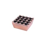 GTSA - WINDPROOF ASHTRAY SQUARE ST/ST ANTIQUE BRONZE 9 x 4 CM