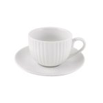 OF - PW5 WHITE SET 6 TEA CUPS