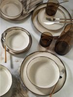 PEARL - OF MOOD FLAT PLATE 27 CM CINNAMON - Image 4