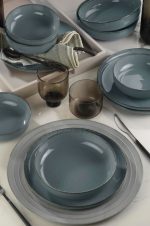 PEARL - OF MOOD SALAD BOWL 24 CM BLUE - Image 3