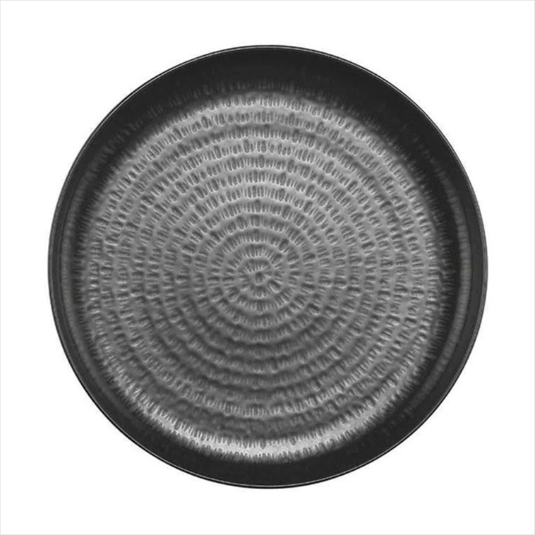5206954042638.jpg PEARL - OF CAPRI-RICE PLATE 27 CM BLACK - Image 1