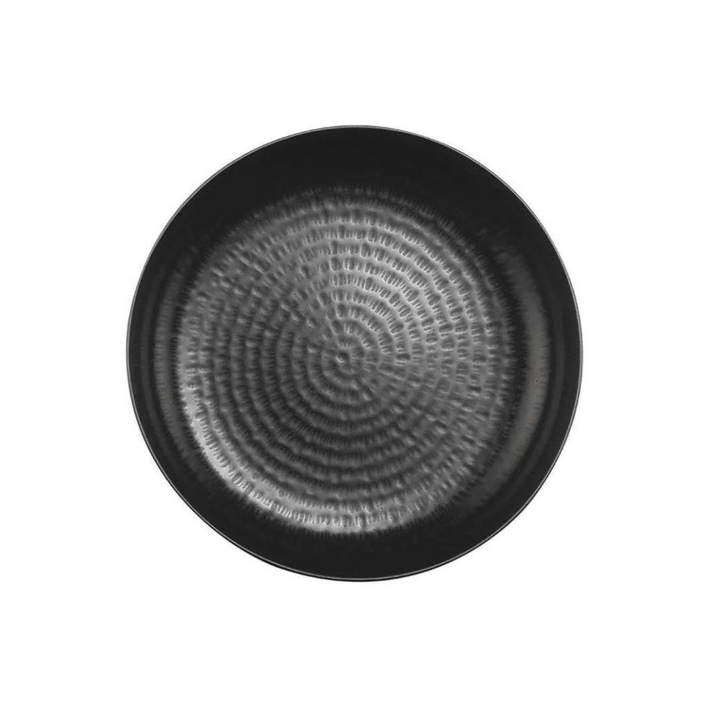 5206954042676.jpg *DISCONTINUED - PEARL - OF CAPRI-RICE DEEP PLATE 20 CM BLACK - Image 1