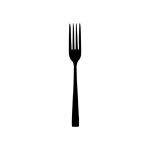 CIBUS - MAYA PVD BLACK 18/0 2.5 MM DINNER FORK x 1