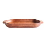 ASH - HANDLED ACACIA OVAL TRAY 45 x 19 CM / 785