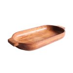 ASH - HANDLED ACACIA OVAL TRAY 45 x 19 CM / 785 - Image 3