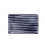 *DISCONTINUED - PORLINE - BLUE RECTANGULAR PLATTER 30 x 20 CM