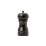 KOS - SALT/PEPPER MILL BLACK WOODEN 10 CM