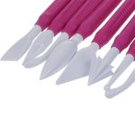 SILIKOMART - WONDER CAKES TOOLS SET OF 8 MODELLING TOOLS FUCHSIA - Image 3