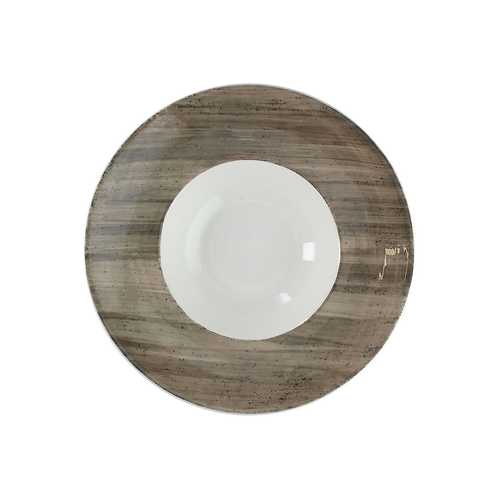 8056444047639.jpg TOGNANA - B RUSH PASTA PLATE 27 CM LIGHT BROWN / BI001273264 - Image 1