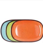 TOGNANA - MELAMINE OVAL TRAY 32 x 22 CM ORANGE S0920320ARA