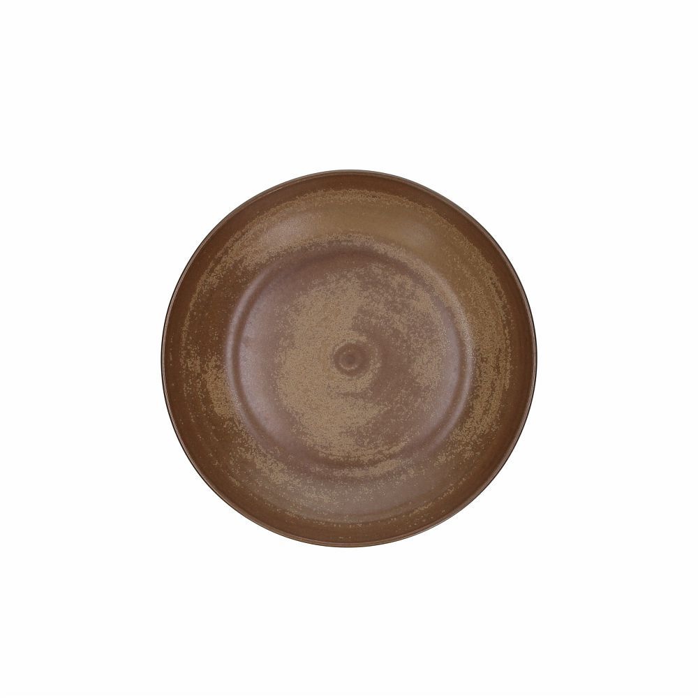 8056444284829.jpg TOGNANA - TERRACOTTA BROWN COUS COUS PLATE 25 CM TC001255780 - Image 1