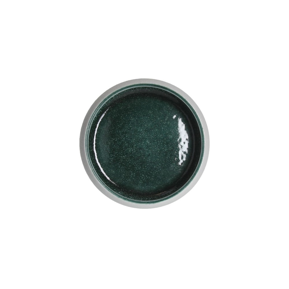 8056444449907.jpg TOGNANA - ELIPSE BOWL WHITE TEAL 14 CM EP104148092 - Image 1