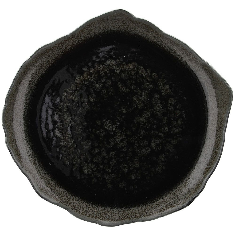 8056444450989.jpg TOGNANA - REEF VERTIGO BLACK DINNER PLATE 32 x 30 CM RY000325962 - Image 1